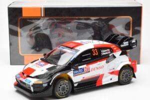 Toyota GR Yaris Rally1 #33 E. Evans / S. Martin Rally Finland 2023 IXO 1:18 18RMC174A Pressofusione — immagine 6 di 6