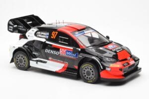 Toyota GR Yaris Rally1 #97 J-M. Latvala / J. Hanninen Rally Finland 2023 IXO 1:18 18RMC174B Pressofusione — immagine 4 di 6