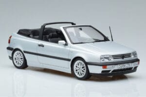 Volkswagen Golf Mk3 Cabriolet Argento Norev 1:18 188468 Pressofusione — immagine 4 di 6