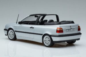 Volkswagen Golf Mk3 Cabriolet Argento Norev 1:18 188468 Pressofusione — immagine 5 di 6