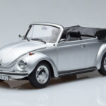 Volkswagen Beetle 1303 Cabriolet Argento Norev 1:18