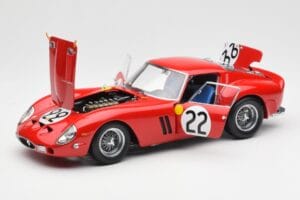 Ferrari 250 GTO #22 24 Hours of Le Mans 1962 Kyosho 1:18 08432B Pressofusione — immagine 2 di 8