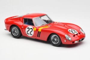 Ferrari 250 GTO #22 24 Hours of Le Mans 1962 Kyosho 1:18 08432B Pressofusione — immagine 6 di 8