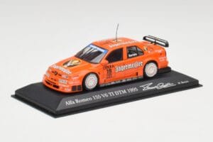 Alfa Romeo 155 V6 TI #19 Jagermeister M. Bartels DTM 1995 Minichamps 1:43 430950219 Pressofusione — immagine 2 di 4