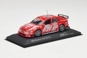 Alfa Romeo 155 V6 TI #2 Team Alfa Corse A. Nannini DTM 1994 Minichamps 1:43 430940202 Pressofusione — immagine 2 di 4