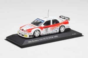 Alfa Romeo 155 V6 TI #27 M. Alen Presentation DTM 1995 Minichamps 1:43 430950227 Pressofusione — immagine 2 di 4