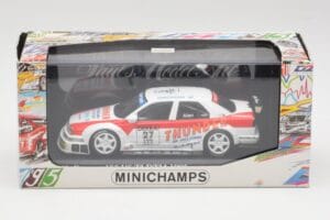 Alfa Romeo 155 V6 TI #27 M. Alen Presentation DTM 1995 Minichamps 1:43 430950227 Pressofusione — immagine 4 di 4