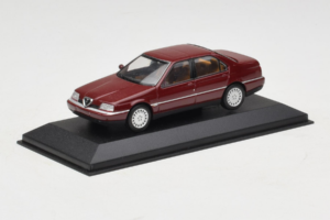 Alfa Romeo 164 3.0 Super V6 Rosso Scuro Minichamps 1:43 436120700 Pressofusione — immagine 2 di 4