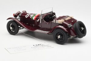 Alfa Romeo 1750 GS Spider #84 T. Nuvolari / B. Guidotti Mille Miglia Winner 1930 CMC 1:18 M-141 Pressofusione — immagine 5 di 6