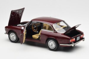 Alfa Romeo 2000 GTV Rosso Bordeaux Norev 1:18 187916 Pressofusione — immagine 5 di 8
