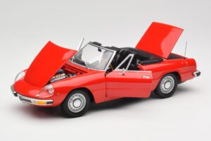 Alfa Romeo 2000 Spider Rosso Minichamps 1:18 180120930 Pressofusione — immagine 2 di 8