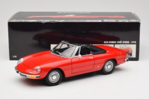 Alfa Romeo 2000 Spider Rosso Minichamps 1:18 180120930 Pressofusione — immagine 8 di 8