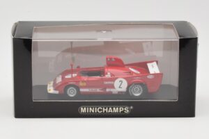 Alfa Romeo 33 TT 12 #2 A. Merzario / J. Laffite 1000km Monza Winner 1975 Minichamps 1:43 403751202 Pressofusione — immagine 4 di 4