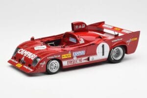 Alfa Romeo 33TT 12 #1 A. Merzario / J. Laffite 1000km Nurburgring Winner 1975 AUTOart 1:18 87505 Pressofusione