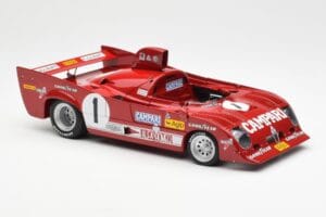 Alfa Romeo 33TT 12 #1 A. Merzario / J. Laffite 1000km Nurburgring Winner 1975 AUTOart 1:18 87505 Pressofusione — immagine 6 di 8