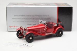 Alfa Romeo 6C 1750 GS Spider Bordeaux Rosso CMC 1:18 M-138 Pressofusione — immagine 6 di 6
