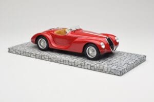 Alfa Romeo 6C 2500 SS Corsa Spider Rosso Minichamps 1:18 107120230 Resina — immagine 4 di 6