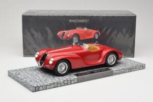 Alfa Romeo 6C 2500 SS Corsa Spider Rosso Minichamps 1:18 107120230 Resina — immagine 6 di 6