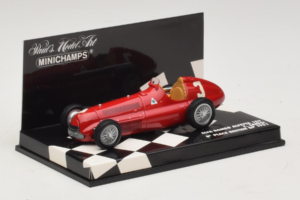 Alfa Romeo 159 Alfetta #3 C. Sanesi 6th Place British GP 1951 Minichamps 1:43 400511203 Pressofusione — immagine 2 di 5