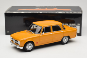 Alfa Romeo Giulia 1300 Super Arancione Minichamps 1:18 180120900 Pressofusione — immagine 8 di 8