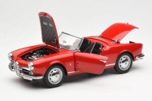 Alfa Romeo Giulietta 1300 Spider Rosso AUTOart 1:18 70157 Pressofusione — immagine 2 di 8