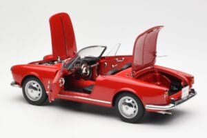Alfa Romeo Giulietta 1300 Spider Rosso AUTOart 1:18 70157 Pressofusione — immagine 5 di 8