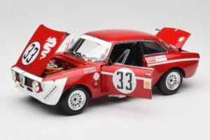 Alfa Romeo GTA 1300 Junior #33 T. Hezemans / G. van Lennep Hezemans Jarama 1972 Minichamps 1:18 100721233 Pressofusione — immagine 2 di 8