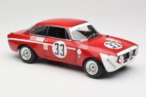 Alfa Romeo GTA 1300 Junior #33 T. Hezemans / G. van Lennep Hezemans Jarama 1972 Minichamps 1:18 100721233 Pressofusione — immagine 6 di 8