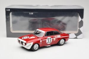 Alfa Romeo GTA 1300 Junior #33 T. Hezemans / G. van Lennep Division 1 Winners 4 Hours of Jarama 1972 Minichamps 1:18 15572123 — immagine 6 di 6