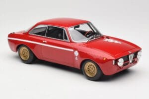 Alfa Romeo GTA 1300 Junior Rosso Minichamps 1:18 155120020 Pressofusione — immagine 4 di 6