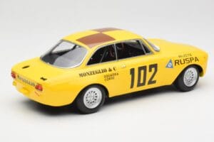 Alfa Romeo GTA 1300 #102 Squadra Corse R. Zanetti / M. Ruspa / Monzeglio Targa Florio 1971 Minichamps 1:18 155711202 Pressofu — immagine 2 di 6