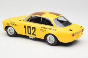 Alfa Romeo GTA 1300 #102 Squadra Corse R. Zanetti / M. Ruspa / Monzeglio Targa Florio 1971 Minichamps 1:18 155711202 Pressofu — immagine 5 di 6