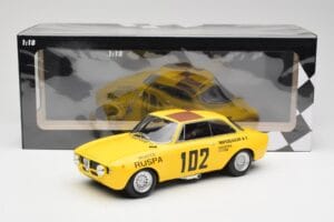Alfa Romeo GTA 1300 #102 Squadra Corse R. Zanetti / M. Ruspa / Monzeglio Targa Florio 1971 Minichamps 1:18 155711202 Pressofu — immagine 6 di 6