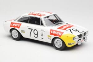 Alfa Romeo GTA 1300 #79 H. Rubens / C. Van Ryn 24 Hours of Spa 1971 Minichamps 1:18 155711279 Pressofusione — immagine 4 di 6