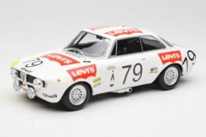 Alfa Romeo GTA 1300 #79 H. Rubens / C. Van Ryn 24 Hours of Spa 1971 Minichamps 1:18 155711279 Pressofusione