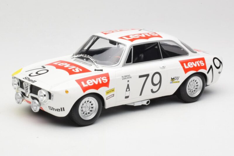 Alfa Romeo GTA 1300 #79 H. Rubens / C. Van Ryn 24 Hours of Spa 1971 Minichamps 1:18 155711279 Pressofusione