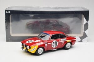 Alfa Romeo GTA 1300 #83 Autodelta C. Facetti / S. Truci 24 Hours of Spa 1972 Minichamps 1:18 155722283 Pressofusione — immagine 6 di 6