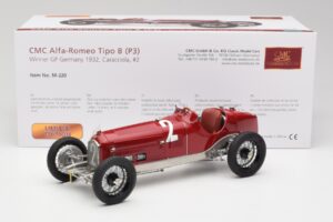 Alfa Romeo P3 #2 R. Caracciola German GP Winner 1932 CMC 1:18 M-220 Pressofusione — immagine 6 di 6