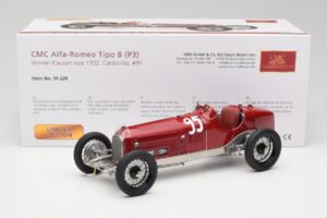 Alfa Romeo P3 #95 R. Caracciola Klausen Pass Hillclimb Winner 1932 CMC 1:18 M-224 Pressofusione — immagine 6 di 6