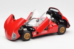 Alfa Romeo 33 Stradale Rosso AUTOart 1:18 70191 Pressofusione — immagine 2 di 8