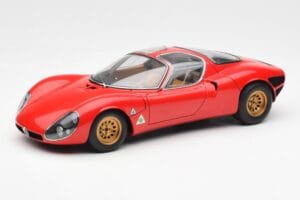 Alfa Romeo 33 Stradale Rosso AUTOart 1:18 70191 Pressofusione