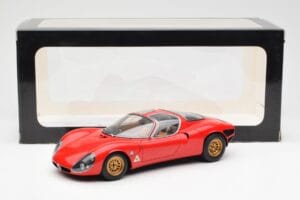 Alfa Romeo 33 Stradale Rosso AUTOart 1:18 70191 Pressofusione — immagine 8 di 8