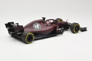 Alfa Romeo Racing C38 #7 K. Raikkonen Valentine's Day Livery Shakedown Fiorano 14th February 2019 Minichamps 1:18 110199907 P — immagine 2 di 6