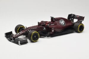 Alfa Romeo Racing C38 #7 K. Raikkonen Valentine's Day Livery Shakedown Fiorano 14th February 2019 Minichamps 1:18 110199907 P