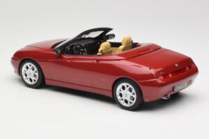 Alfa Romeo Spider 916 Proteo Red Metallic Norev 1:18 187854 Pressofusione — immagine 5 di 6
