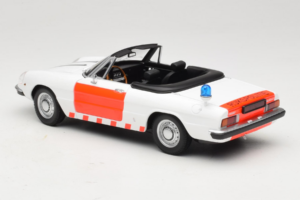 Alfa Romeo Spider Rijkspolitie Minichamps 1:18 180120994 Pressofusione — immagine 7 di 8