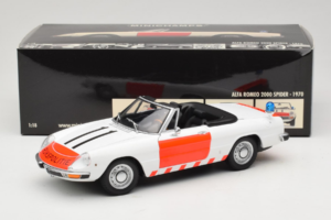 Alfa Romeo Spider Rijkspolitie Minichamps 1:18 180120994 Pressofusione — immagine 8 di 8