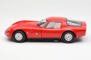 Alfa Romeo TZ2 Rosso AUTOart 1:18 70198 Pressofusione — immagine 3 di 6
