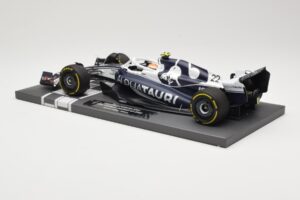 AlphaTauri AT03 #22 Y. Tsunoda Bahrain GP 2022 Minichamps 1:18 117220122 Pressofusione — immagine 5 di 6