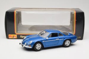 Alpine A110 1600S Blu Maisto 1:18 31850 Pressofusione — immagine 8 di 8
